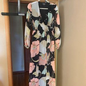 Lulus floral maxi dress